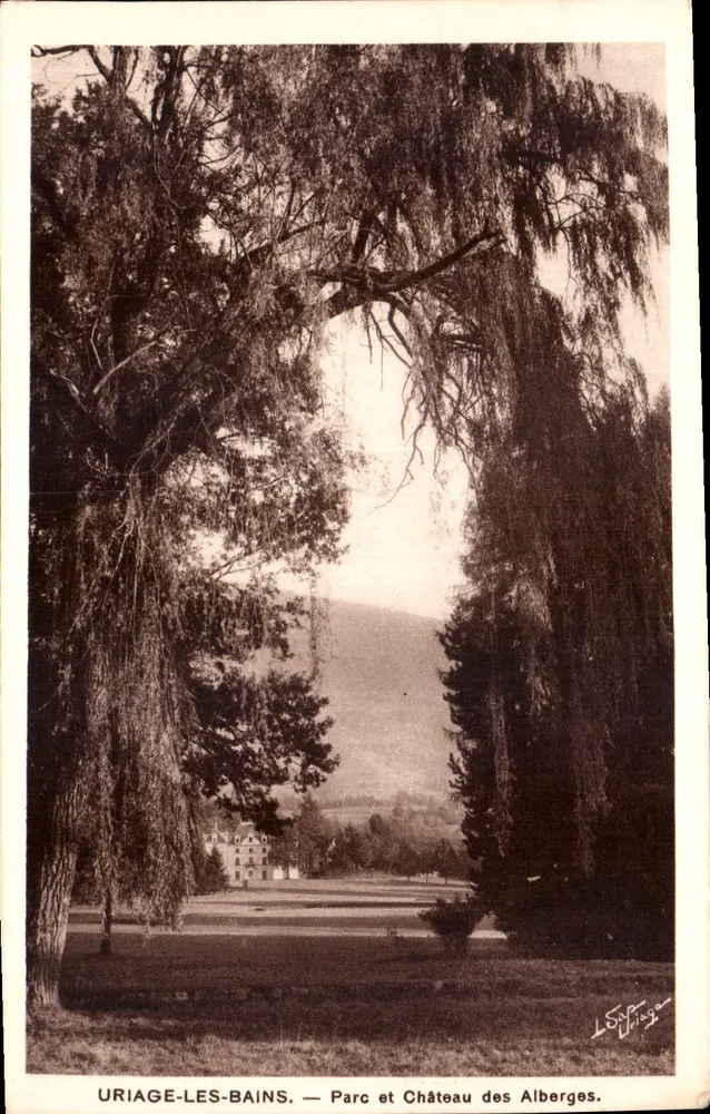 Uriage-les-Bains — Park und Château des Alberges — Édition L. Sep. n°16 - Vorderseite