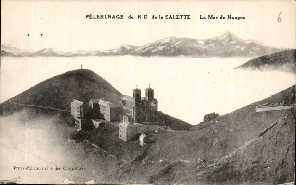 Pilgerreise zur hl. Jungfrau von La Salette — Meer der Wolken — Exklusive Eigentümer der Kaplanen - Vorderseite