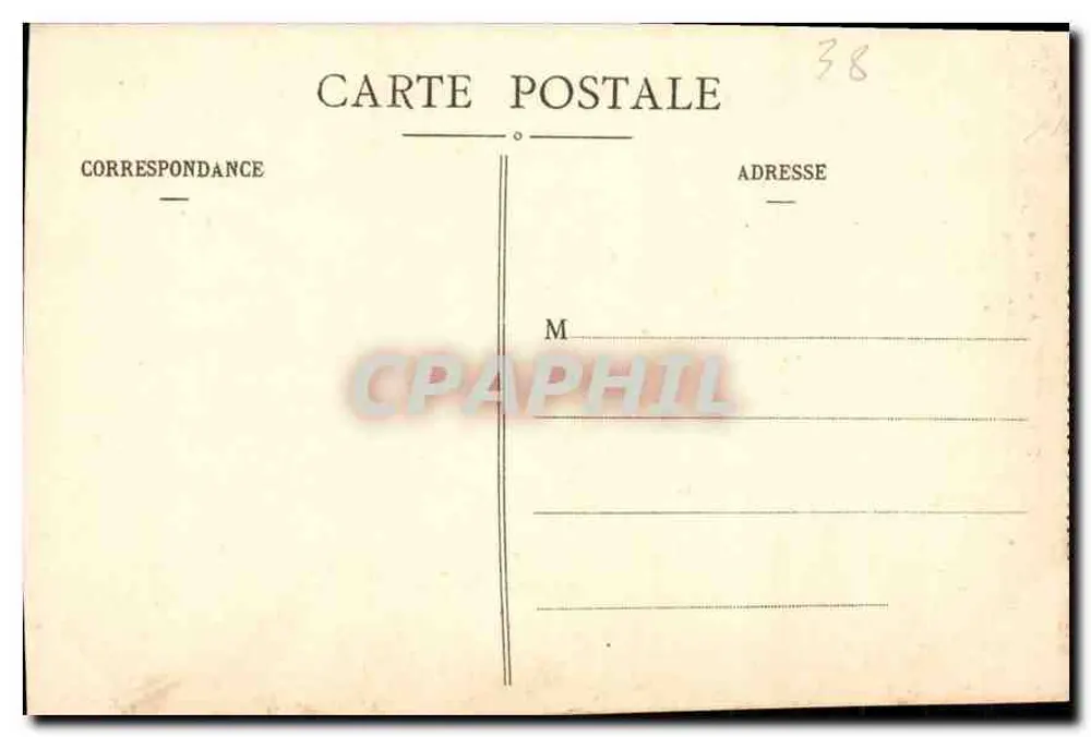 Eingang in den Wüsten - Route de la Grande-Chartreuse - Dauphiné — E.R. n°215 - Rückseite
