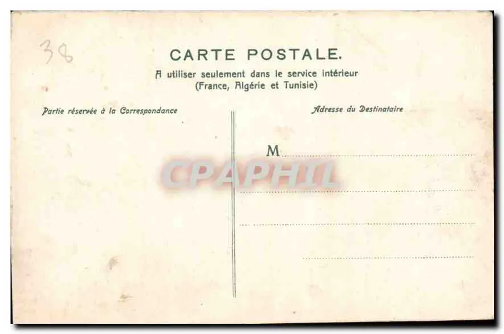Grenoble. Place Victor Hugo und die Festungen — Papeterie des Alpes, Eug. Robert, Grenoble. O.V. - Rückseite