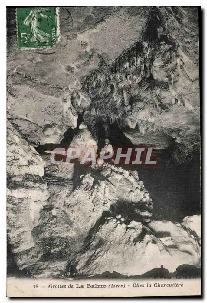 Grottes de La Balme (Isère) — Bei der Metzgerei — F. Roux - La Balme - Vorderseite