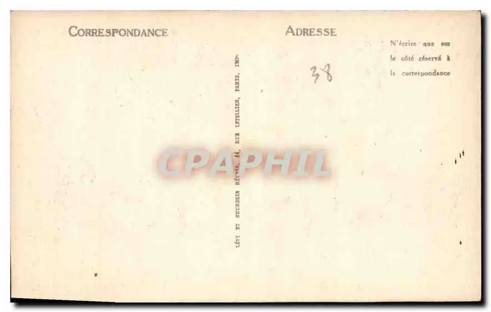 Grande Chartreuse — Mosteiro da Grande Chartreuse — Visão geral — LL — n°871 - Verso