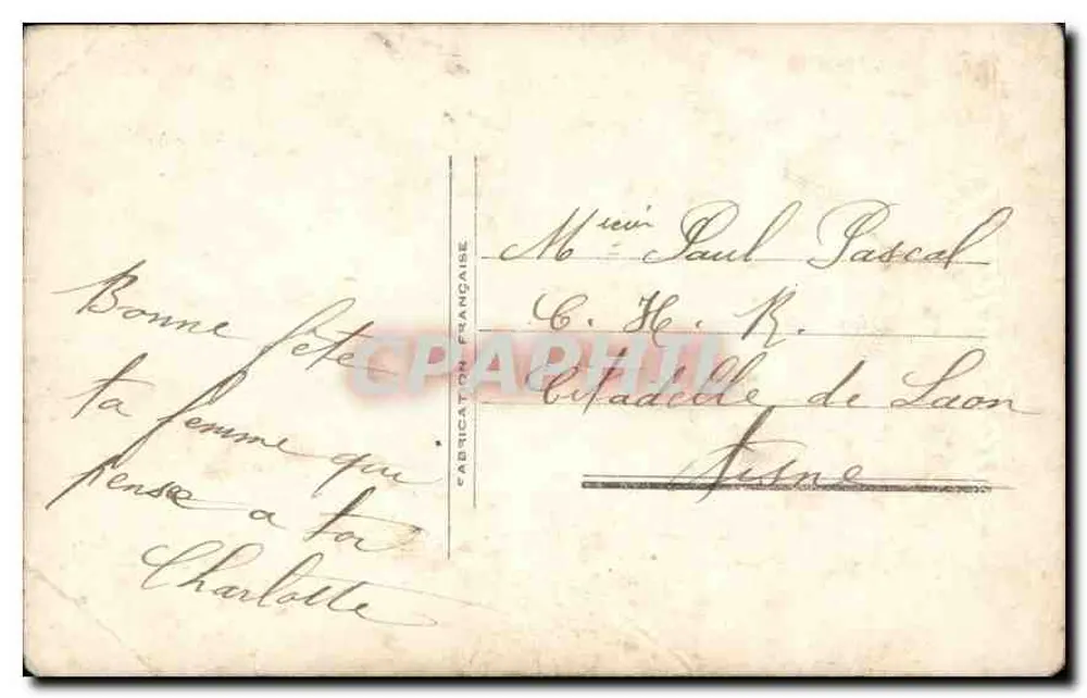 Flores de carnationes — Aniversário — Fabricação Francesa n°2100 - Verso