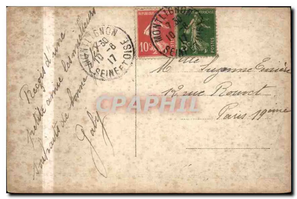 Bouquet de roses — FURIA 1852/5 — editor FURIA - Verso