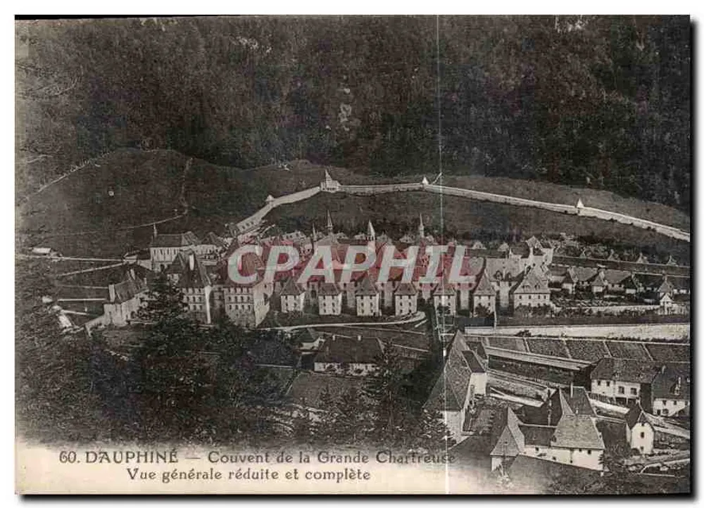 Dauphiné — Konvent der Grande Chartreuse — Reduzierte und vollständige allgemeine Ansicht - Vorderseite