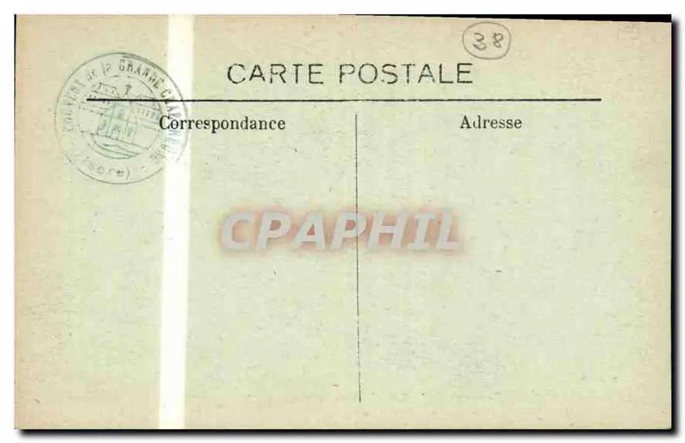 Dauphiné — Konvent der Grande Chartreuse — Reduzierte und vollständige allgemeine Ansicht - Rückseite