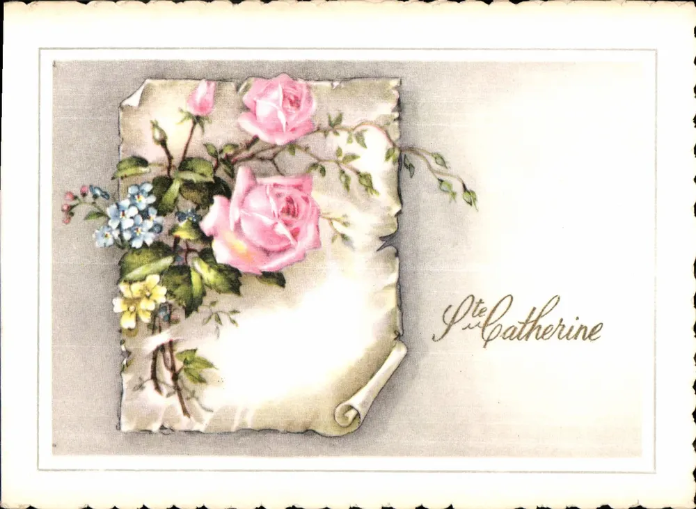Flores — rosas e flores selvagens — Pte Catherine - Frente