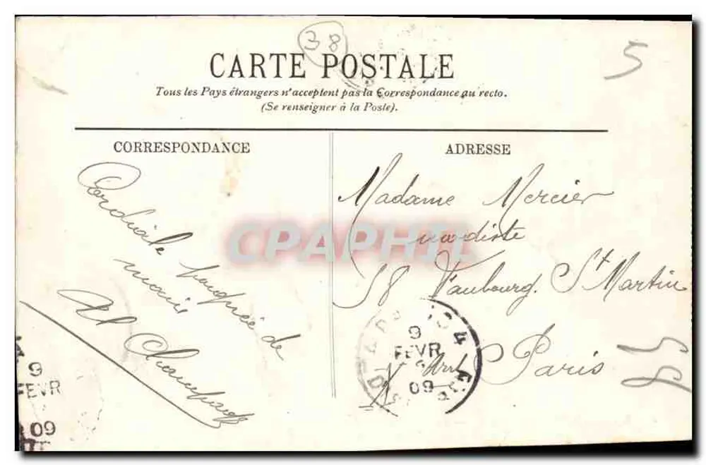 Vizille — O Castelo — LL. - Verso