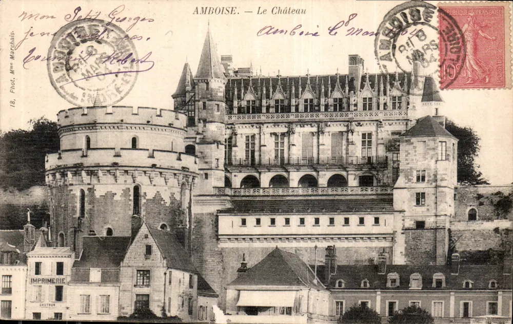 Amboise — O Castelo — Fot. N°18, Gastron - Frente