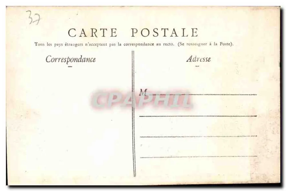 Castelo de CHENONCEAUX — O Donzel — O Ponte-Levis — Editor não identificado, n° de série 3 - Verso