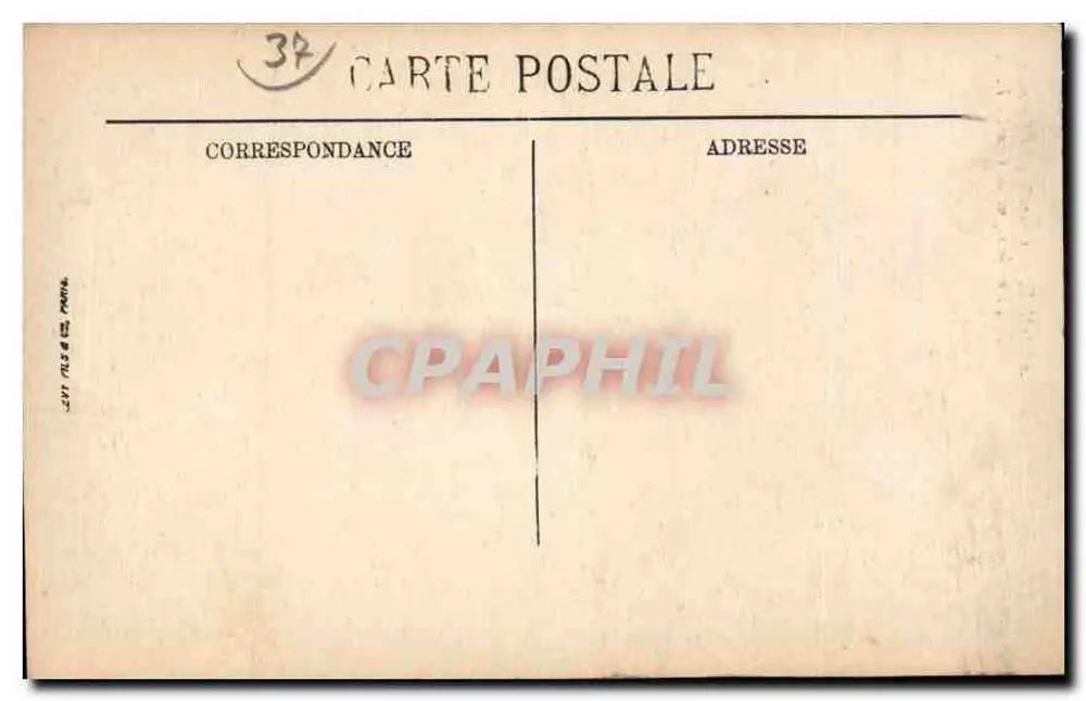Amboise — Kapelle des Schlosses, gebaut während der Herrschaft von Karl VIII. — n° 75 - Rückseite