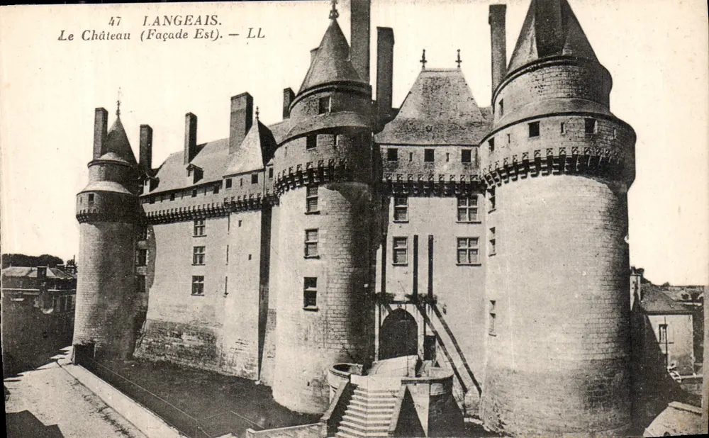 Langeais — Zamek (Front Zachodni) — LL - Awers