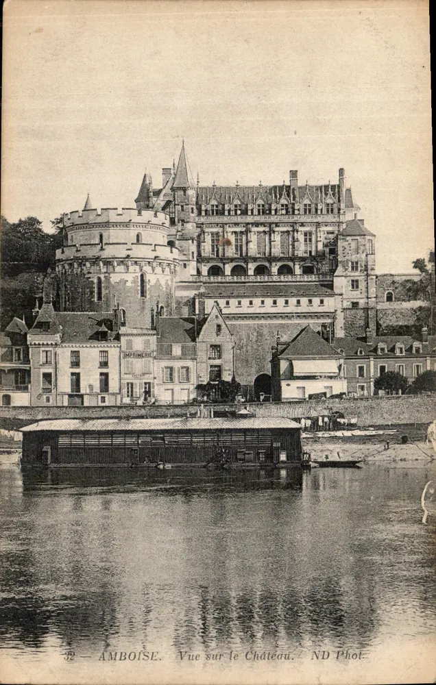 Amboise — Vista do Castelo — ND Phot. - Frente