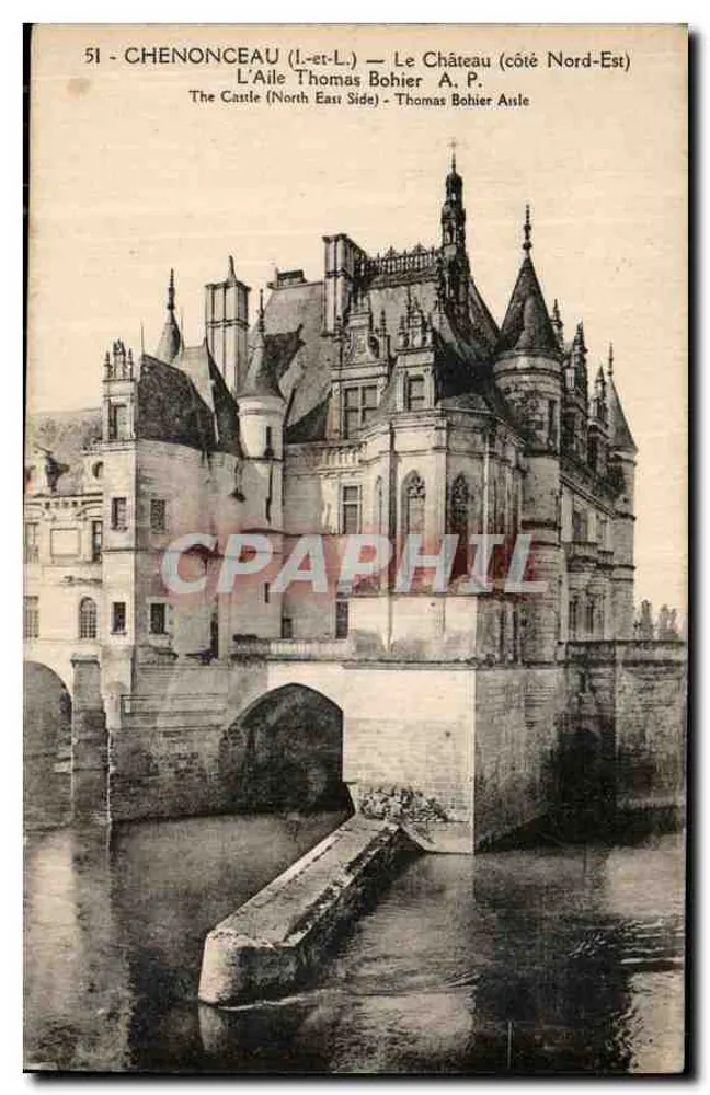 Chenonceau (Loire-et-Loire) — Le Château (côté Nord-Est) — Thomas Bohier Aisle - Vorderseite
