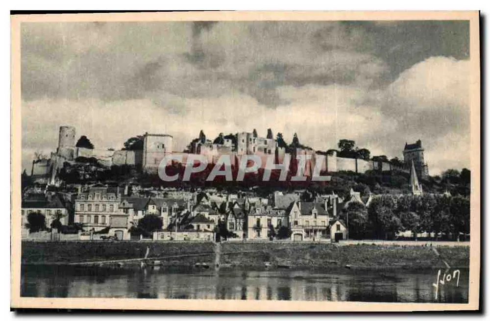 Chinon — Schlösser der Loire — Éditions d'Art IVON, Paris - Vorderseite