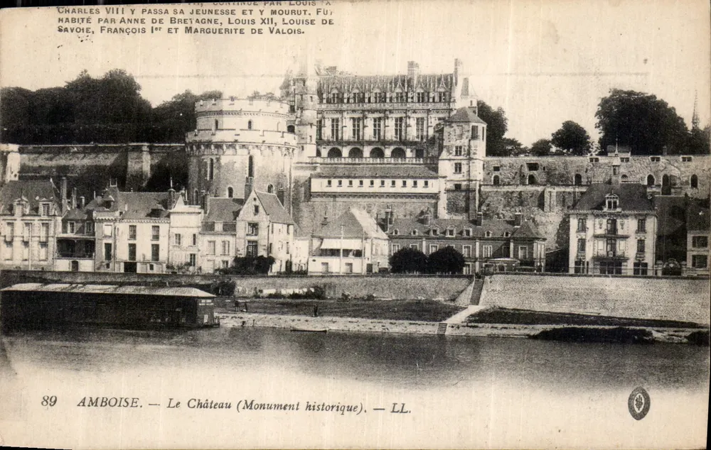 Amboise — O Castelo (Monumento Histórico) — LL, n°89 - Frente