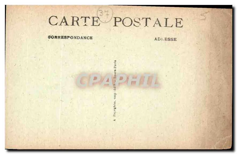 Chinon (Loir-et-Cher) — Estátua de Joana d'Arc — A.P. - Verso
