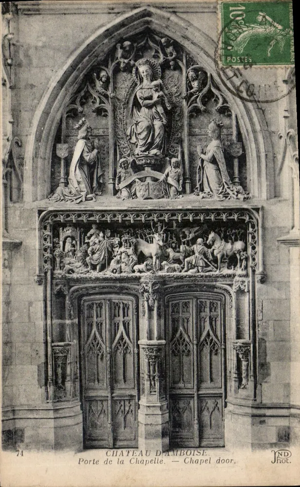 Schloss Amboise — Tor zur Kapelle — ND Fotografie - Vorderseite