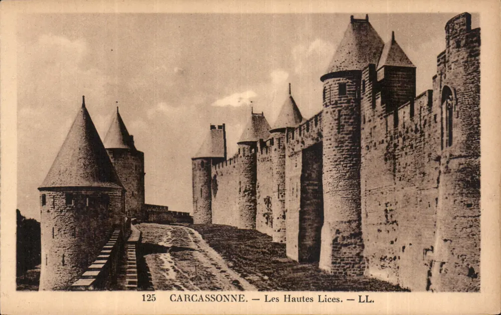 Carcassonne — Les Hautes Lices — LL. — n° 125 - Frente