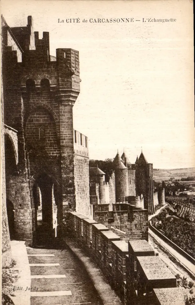 A CIDADE DE CARCASSONNE — A ÉCHANGUETTE — Edit. Jordr - Frente
