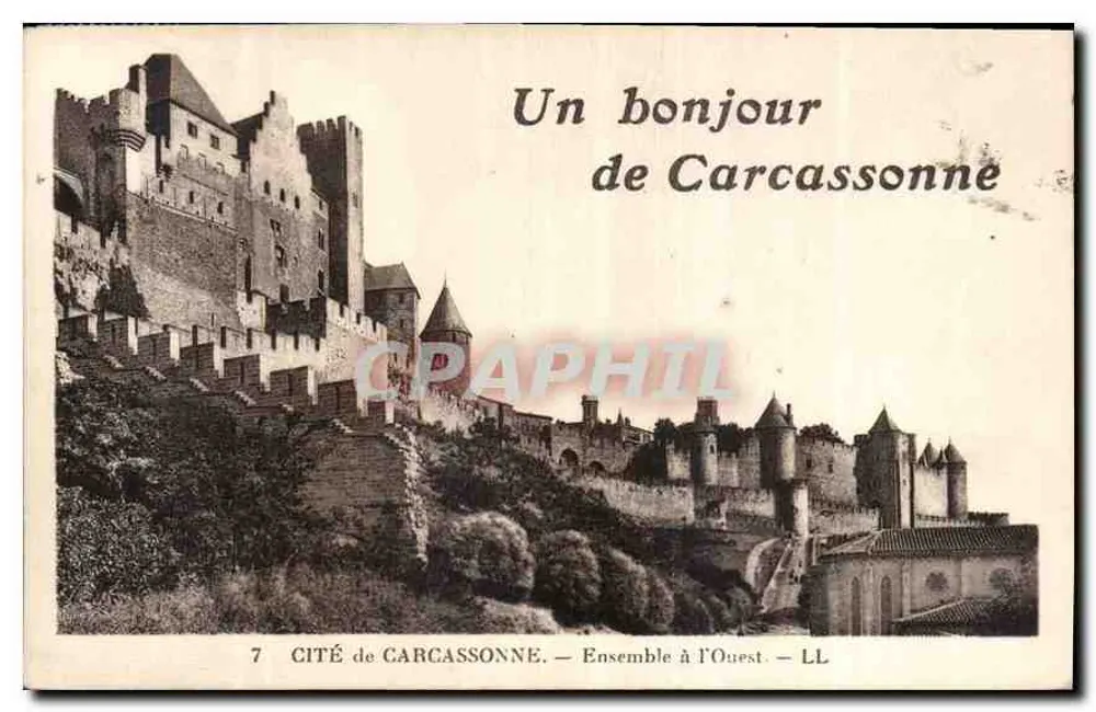 Cidade de Carcassonne — Conjunto ao Oeste — LL - Frente
