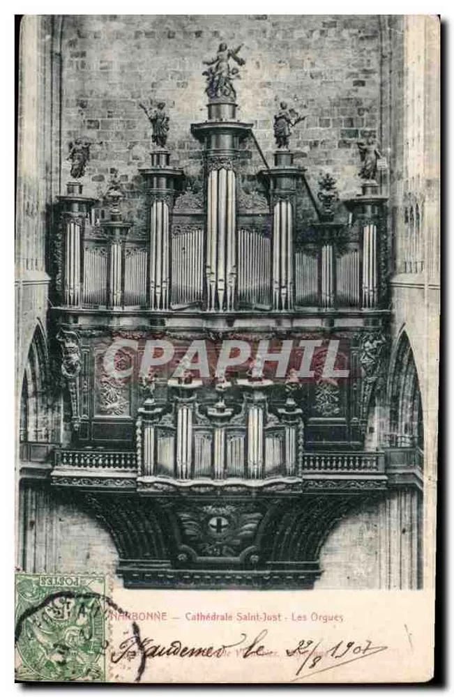 Narbonne — Catedral de São Justo — Os Órgãos - Frente