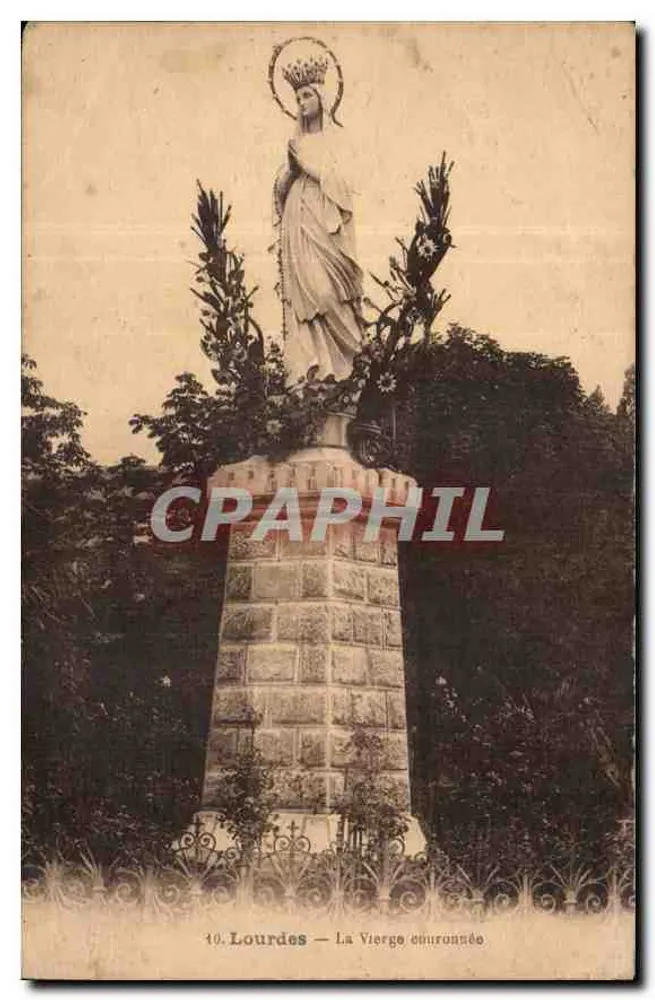 Lourdes — A Virgem Coroada — Éditions Palais du Royaume - Frente