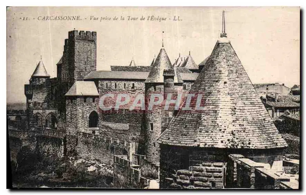 Carcassonne — Ansicht vom Turm Pévèque — LL. - Vorderseite