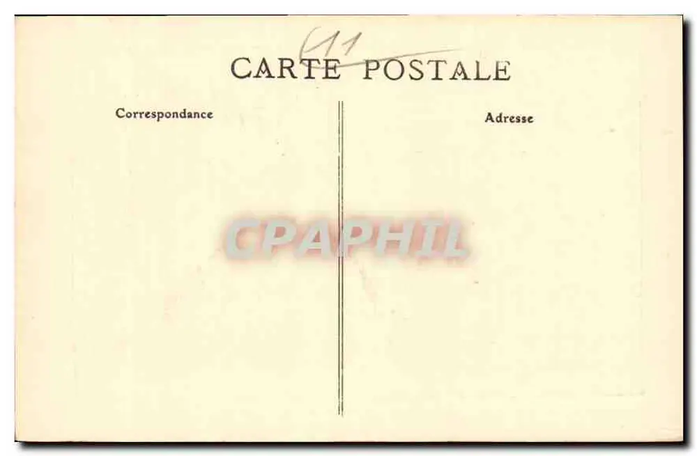 Äußere Verteidigungsanlagen des Schlosses — Cité de Carcassonne — E. Roudière, Verleger - Rückseite