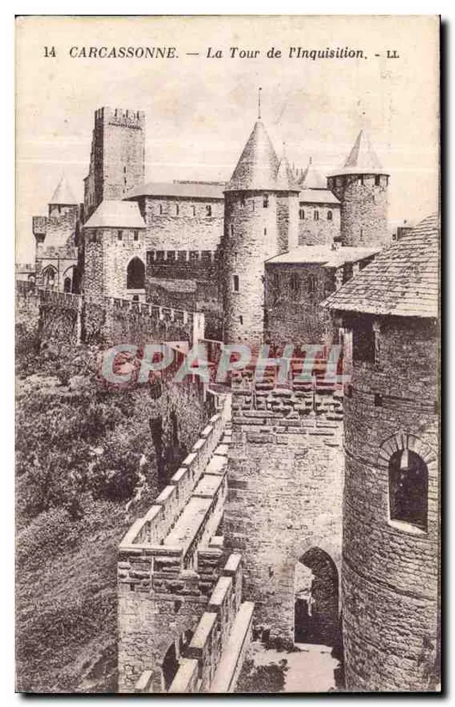 Carcassonne — A Torre da Inquisição — LL - Frente