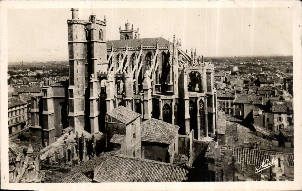 NARBONNE — A Catedral de São Justo — Éditions R. CAZARÉ - Frente