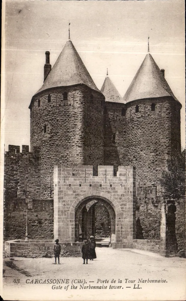 Carcassonne (Cité) — Porte de la Tour Narbonnaise — LL - Vorderseite