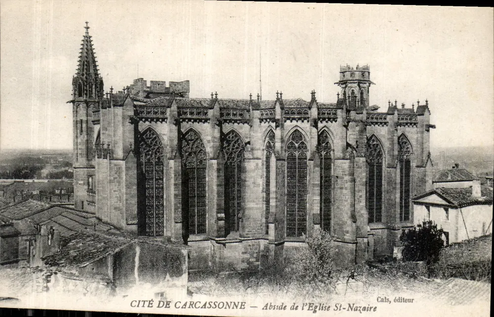 Carcassonne — Die Apsis der Kirche St. Nazaire — Cals, Verlag - Vorderseite