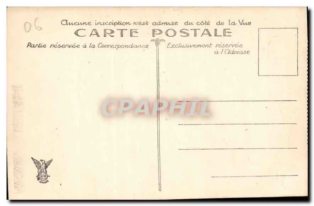 Nice — Cachoeira do Castelo — editor desconhecido, n° 116 - Verso