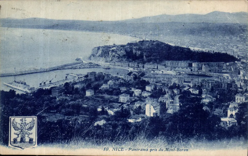 Nice - Panorama tirado do Mont-Boron — editor desconhecido, n° 10 - Frente