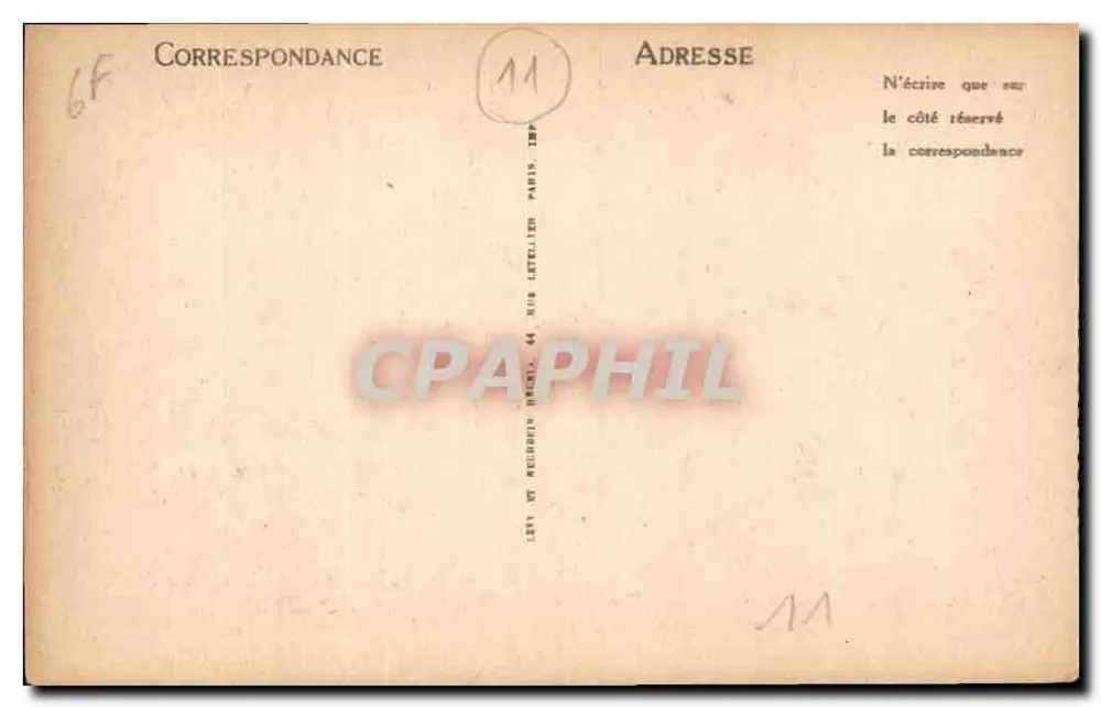 Carcassonne — Descida da Barbacane — ND. - Verso