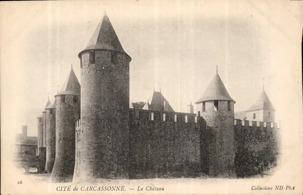 CITÉ de CARCASSONNE — O Castelo — Collections ND Phc4 - Frente