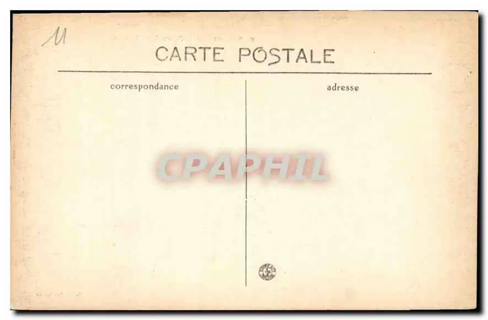 Carcassonne — Igreja de São Vicente — Editor não identificado, número de série não visível - Verso