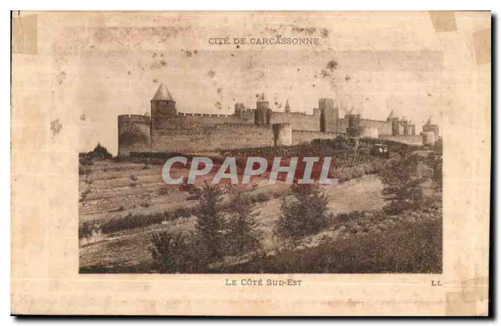 Cité de Carcassonne — Le Côté Sud-Est — éditeur LL - Voorkant