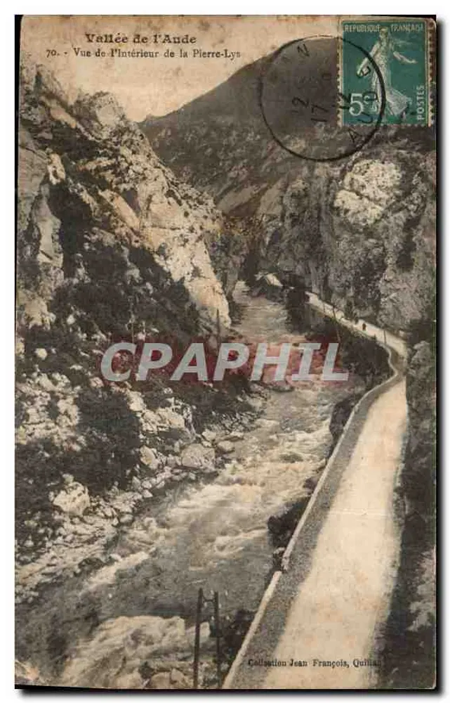 Tal der Anden — Ansicht von innen der Pierre-Lys — Sammlung Jean François Quillan - Vorderseite