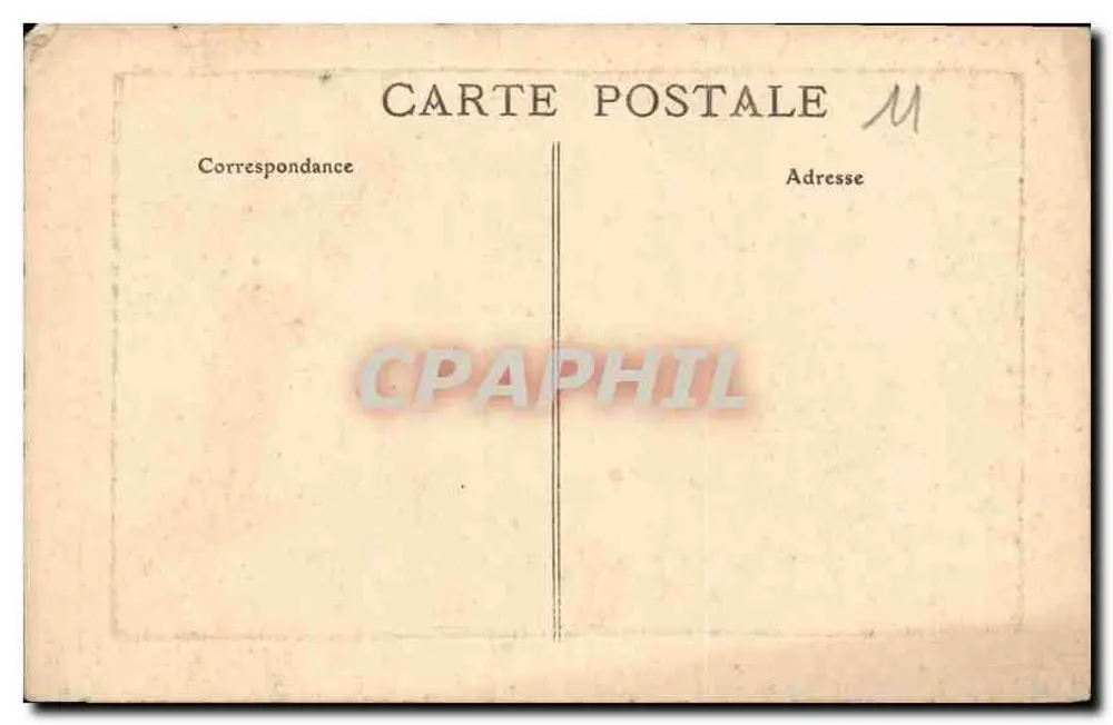 Große Küste der Porte d'Aude — Stadt Carcassonne — E. Roudière, Verlag - Rückseite