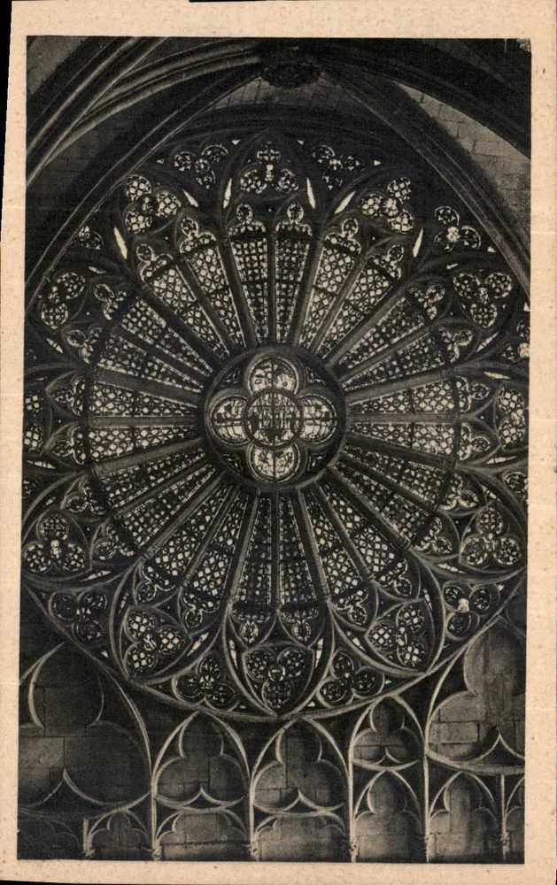 Rosette der Kirche Saint-Nazaire — Cité de Carcassonne — Verlag: Société Commerciale Historique, Paris - Vorderseite
