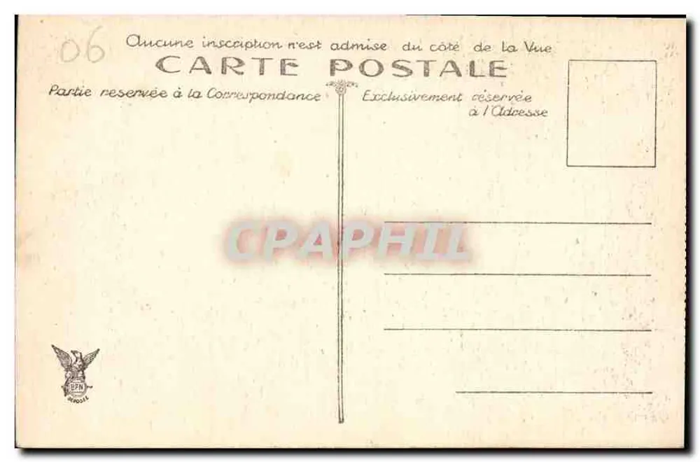 Nice — Palmen am Quai des États-Unis — n° 105 - Rückseite