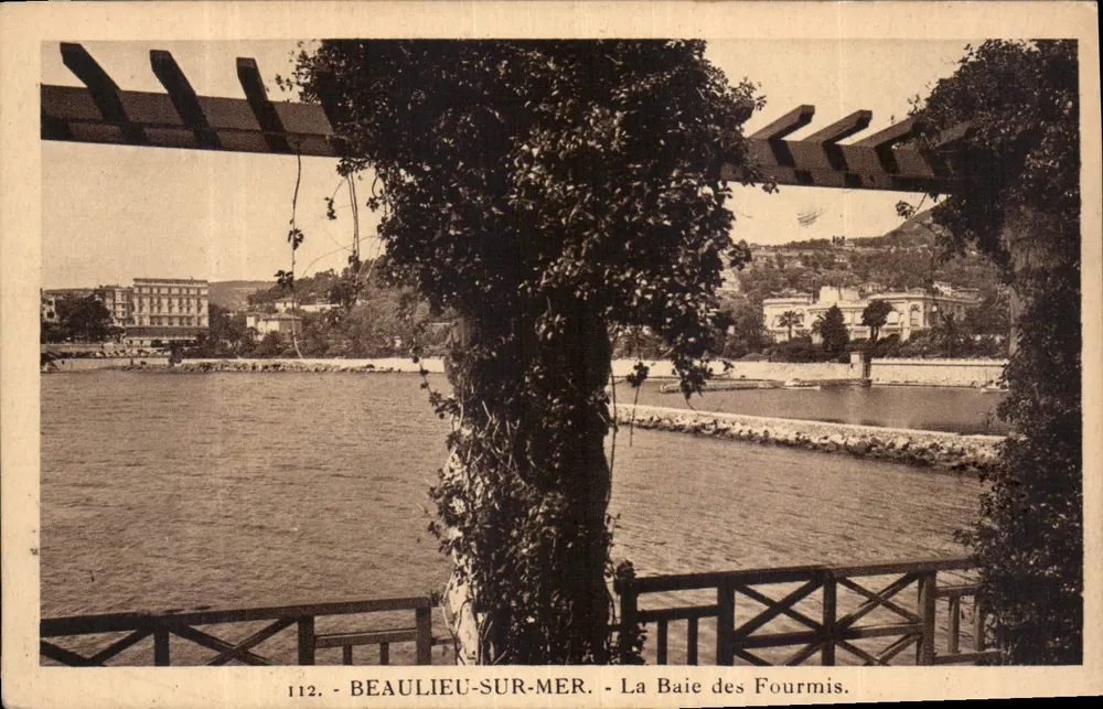 Beaulieu-sur-Mer - La Baie des Fourmis — Edizione 'La Cigogne' n°112 - Recto