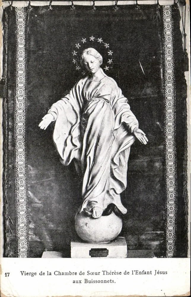 Maria, die Jungfrau von Schwester Thérèse des Kindes Jesu in den Buissonnets — n°17 - Vorderseite