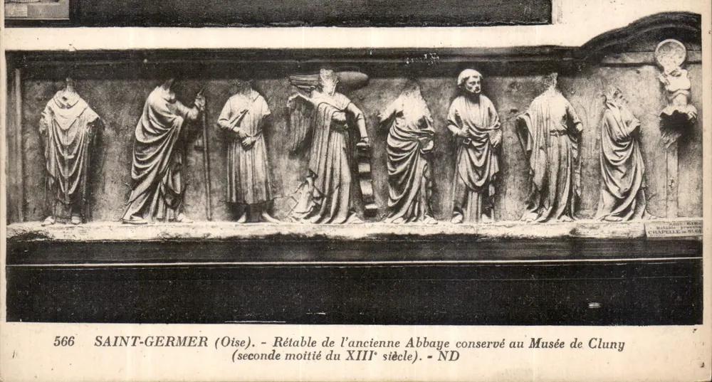 Saint-Germer (Oise) — Retabel der ehemaligen Abtei, zweite Hälfte des 13. Jahrhunderts — ND - Vorderseite