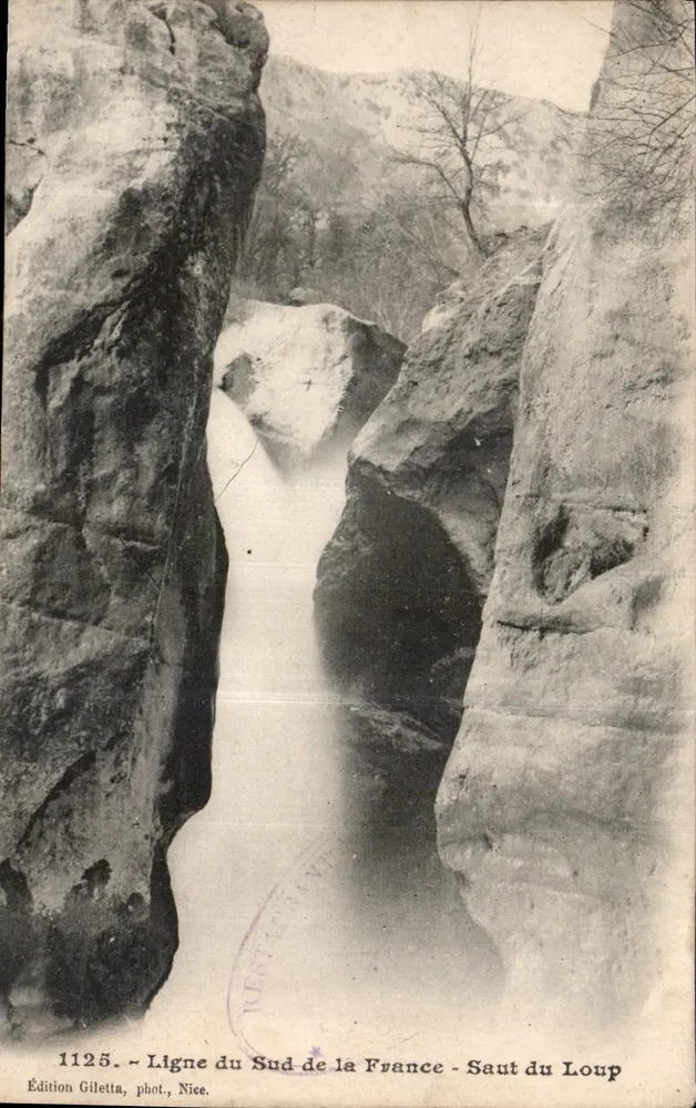Saut du Loup — Gorges du Loup — Giletta-Ausgabe, Foto. Nice, Nr. 1125 - Vorderseite