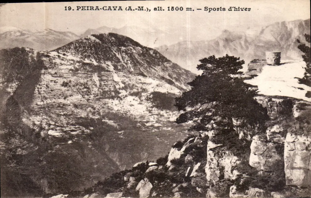 Peira-Cava (A.-M.) — Höhe 1500 m — Winter-Sport - Vorderseite