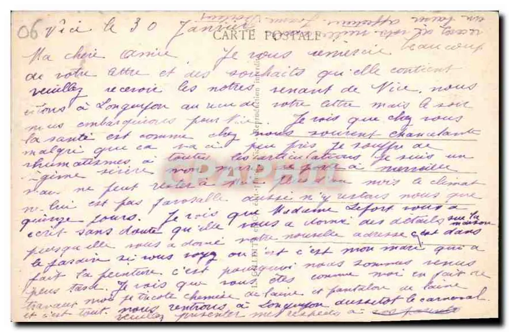 Côte d'Azur von oben, von Menton bis Cannes — Luftaufnahme — Verlag nicht sichtbar - Rückseite