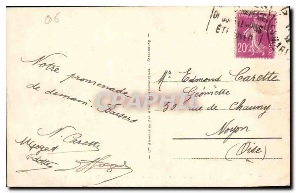 Antibes - Ansicht von La Garoupe - Die Orientierungstafel - Rückseite